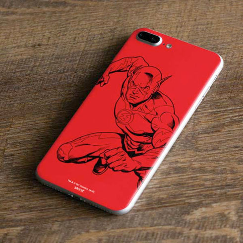 DC Comics The Flash Comic Pop iPhone 8 Plus Skin